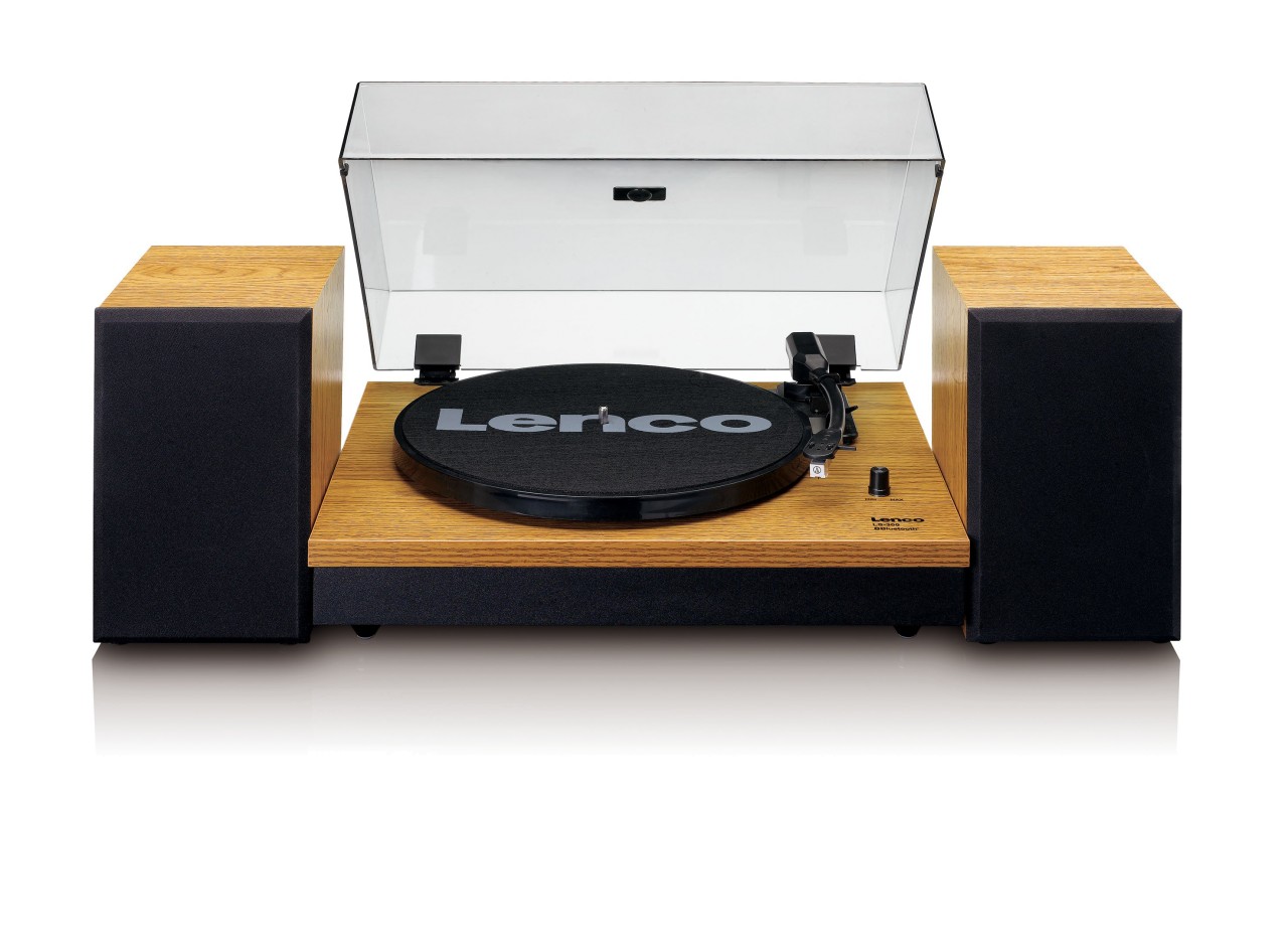 Lenco A003106 LS-300 Turntable & Hi Fi Speakers