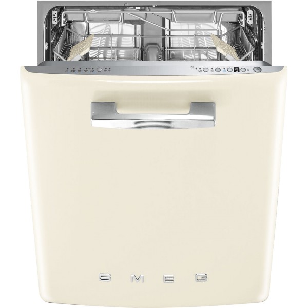 Smeg DIFABCR 60cm Retro 50s Style Built-In Cream Dishwasher