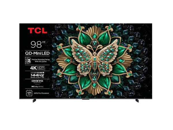 TCL 98Q6C-UK 98" 4K QD-Mini LED UHD Smart Google TV