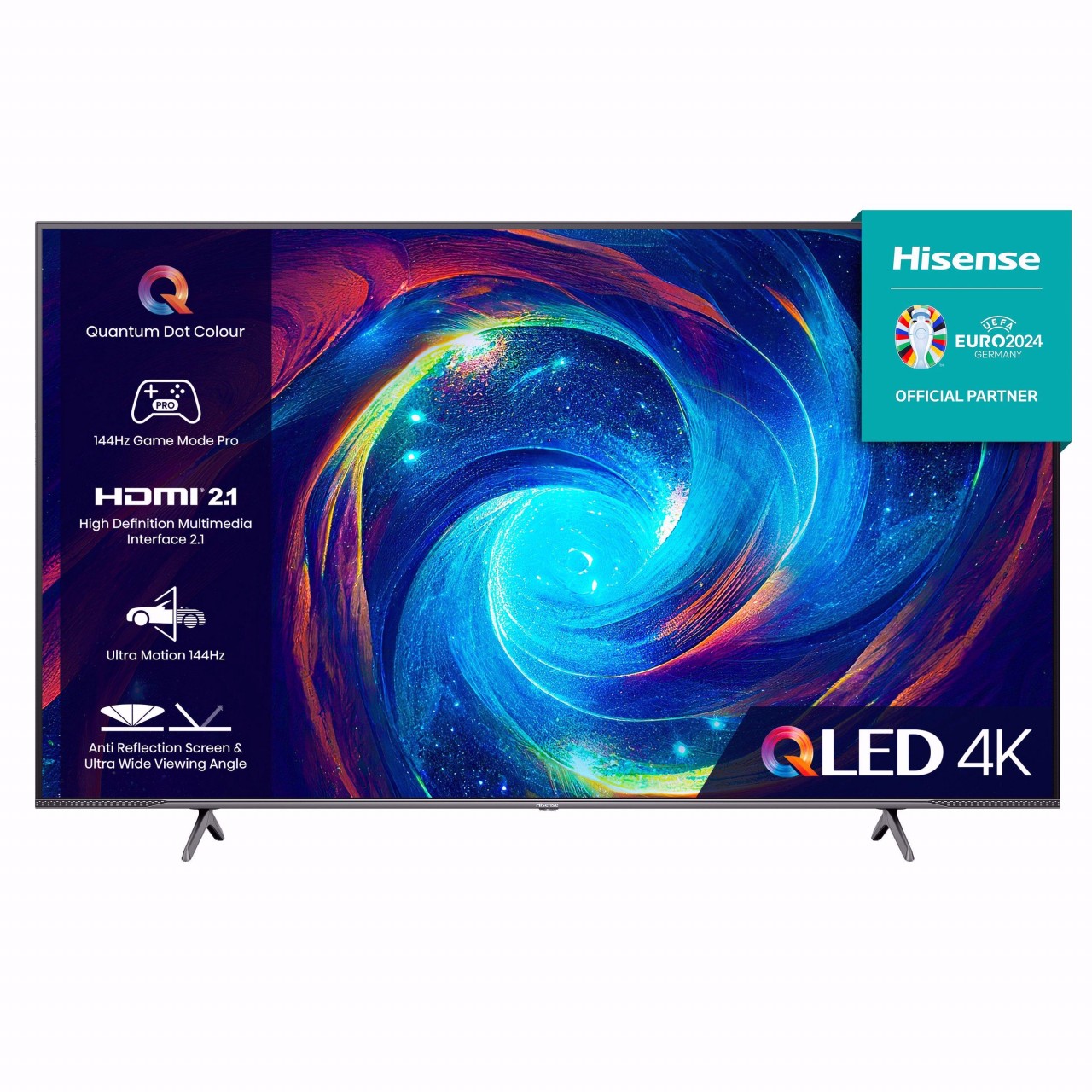 Hisense 55E7KQTUKPRO 55" 4K QLED Smart TV