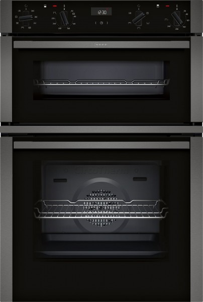 Neff U1ACE2AG3B 60cm Wide Built-In Electric Double Oven
