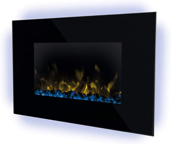Dimplex TLC20 Toluca Wall Mounted Optiflame LED Effect Electric Fire