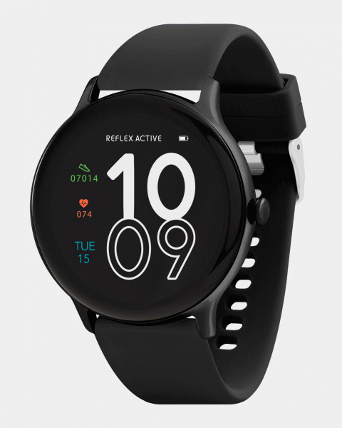Reflex Active RA22-2182 Series 22 Black Smart Calling Watch