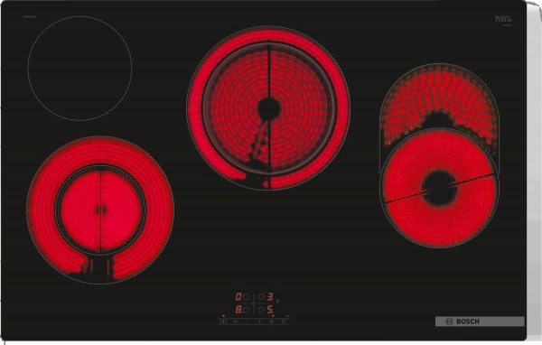 Bosch PKH811BB1D Series 4 80cm Wide 4 Zone Ceramic Hob