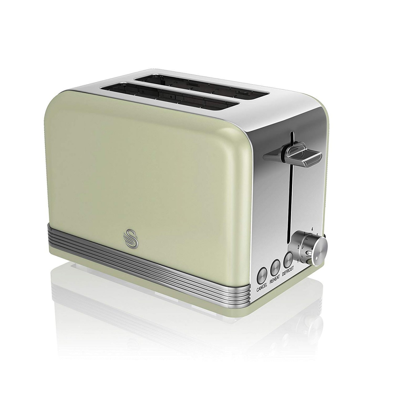 Swan ST19010GN Retro Style 2 Slice Toaster