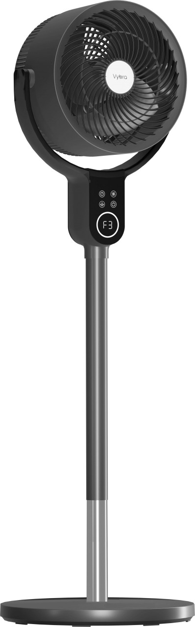 Vybra VS001-OFG Dual Height Tilt and Swing Oscillating Graphite Fan