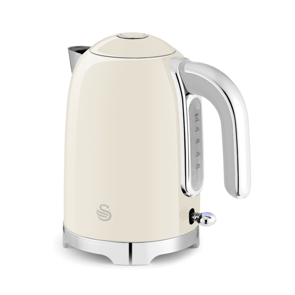 Swan SK19026CRM Solace 1.7L Stainless Steel Cream Jug Kettle