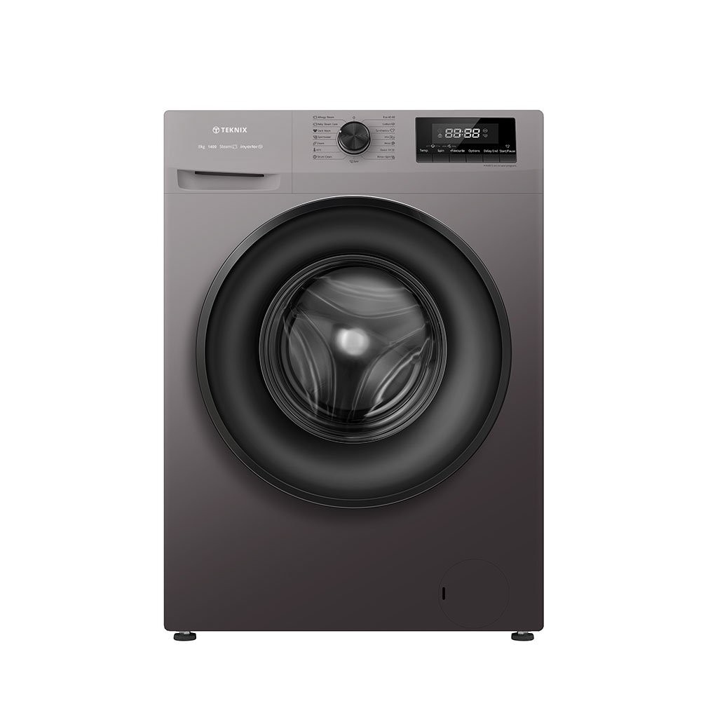 Teknix TKW8142HS 8kg Washing Machine with Steam Function