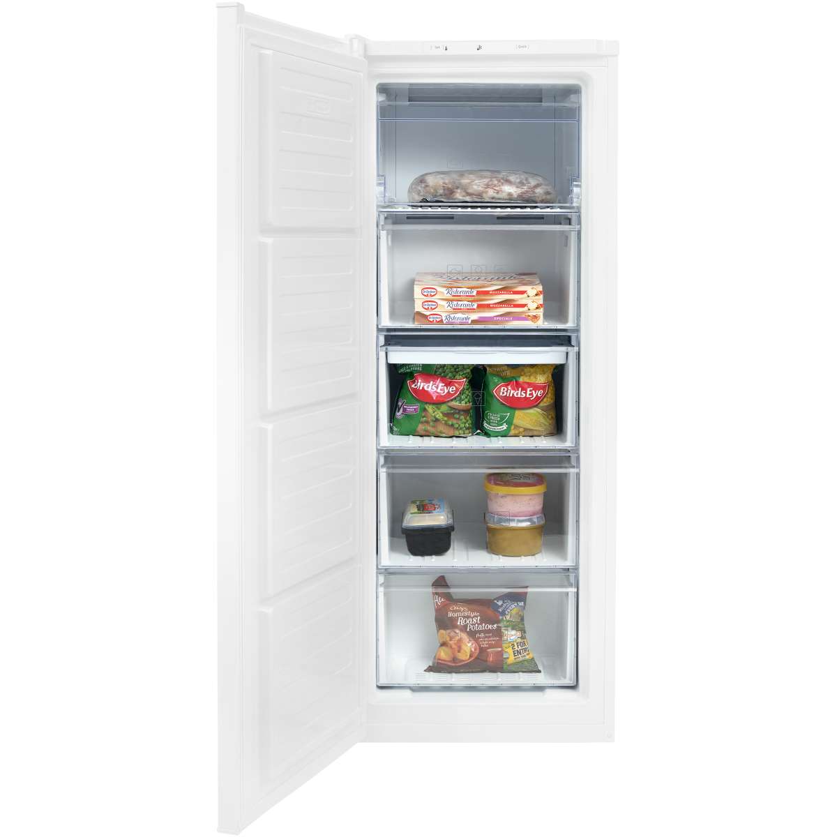 Beko FCFM1545W 145cm Tall Frost Free Freezer in White Suitable for