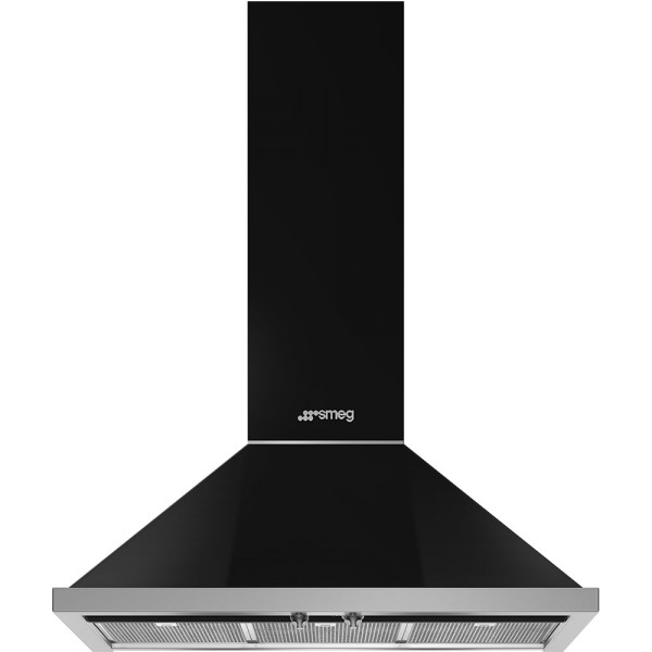 Smeg KPF9BL 90cm Portofino Black Chimney Cooker Hood