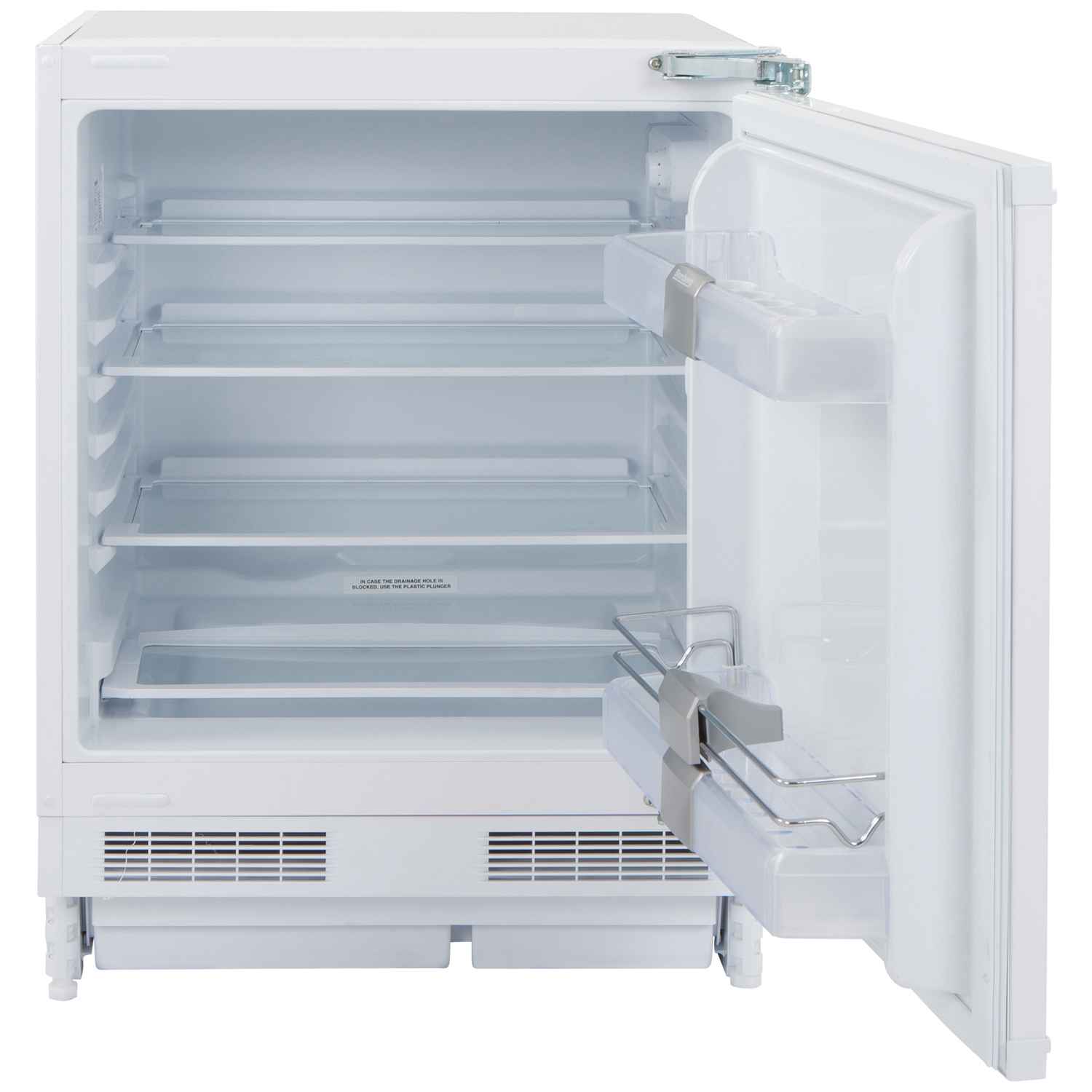 Blomberg TSM1750U BuiltIn Under Counter Larder Fridge in White Free