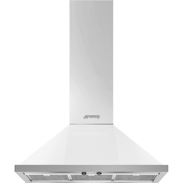 Smeg KPF9WH 90cm Wide White Portofino Chimney Cooker Hood