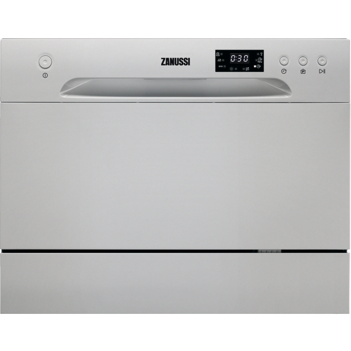 Zanussi ZDM17301SA Compact Dishwasher in Silver Table Top Dishwasher