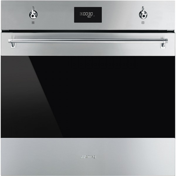 Smeg SF6301TVX 60cm Classic Single Thermo-Ventilated Oven