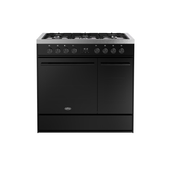 Belling 444412043 Vision 90cm Wide Dual Fuel Twin Cavity Range Cooker