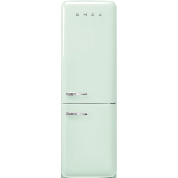 SMEG FAB32RPG6UK Retro Free Standing Refrigerator in Pastel Green, Right hand hinge