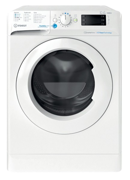 Indesit BDE86436WVUK 8/6kg 1400 Spin Washer Dryer