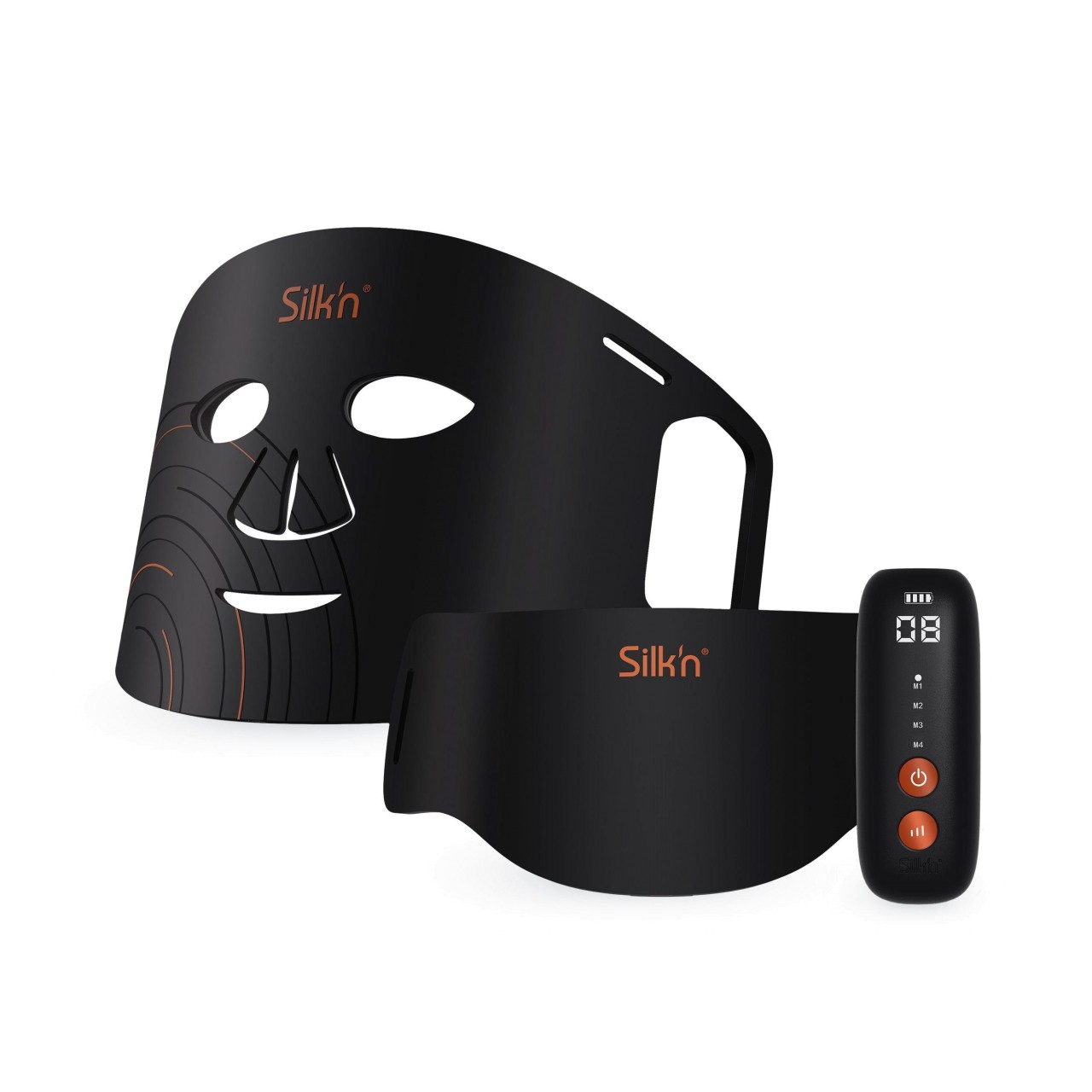 SILK'N FNLM2PCN001 Black Dual LED Face Mask
