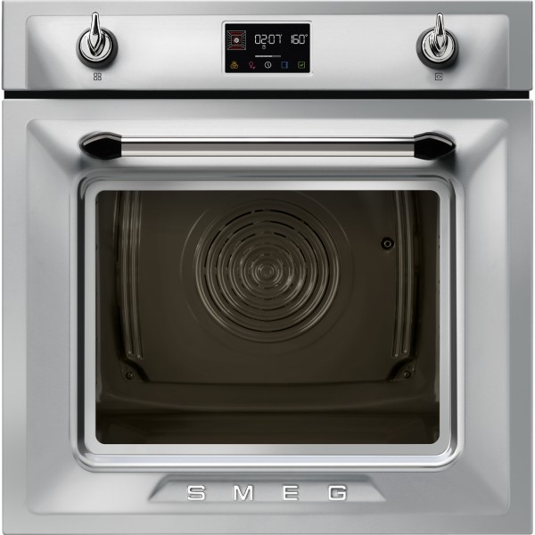 Smeg SOP6902S2PX 60cm Built-In Victoria Pyrolytic SteamOne Single Oven