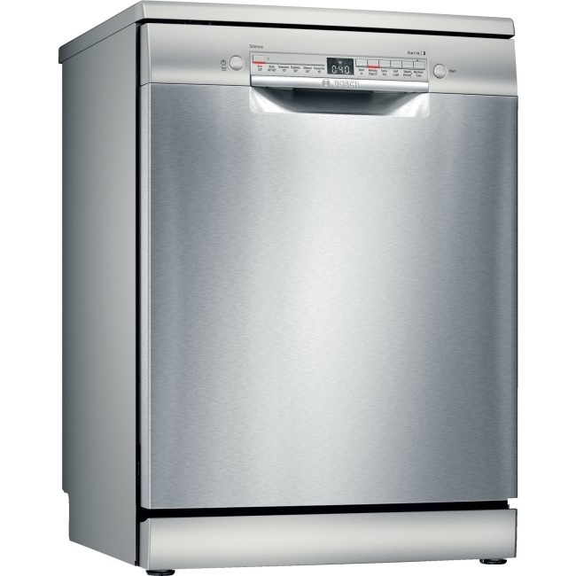 Bosch SMS2HVI66G Serie 2 13 Place Setting Dishwasher - Silver & Steel