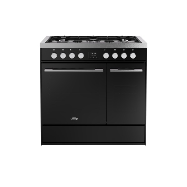 Belling 444412044 Vision 90cm Wide Dual Fuel Twin Cavity Range Cooker