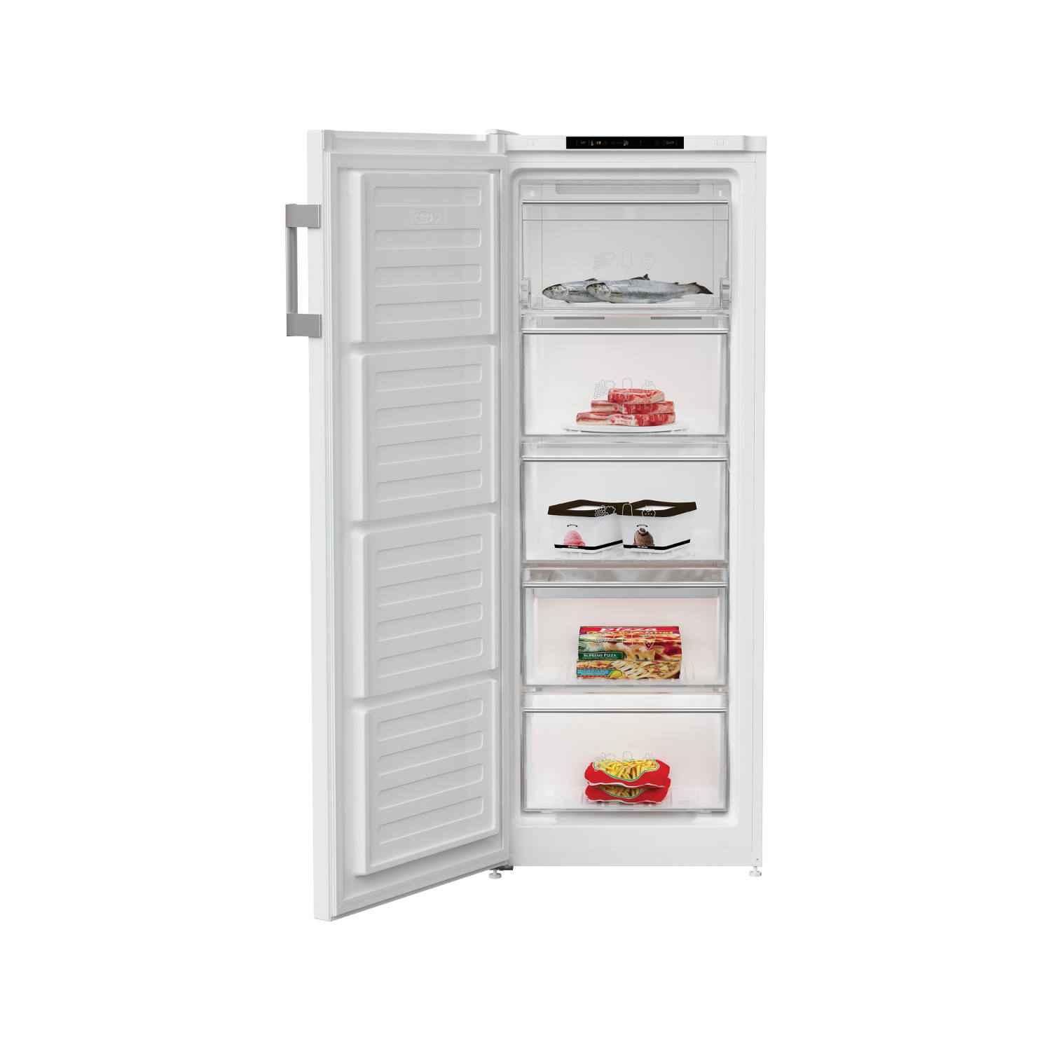 Blomberg FNT4550 146cm Tall Frost Free Freezer in White 3 Year Guarantee Suitable for
