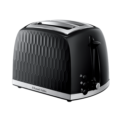 Russell Hobbs 26061 Honeycomb 2 Slice Black Toaster