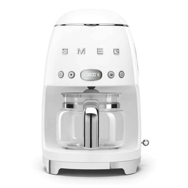 Smeg DCF02WHUK 50s Style Retro Drip Filter White Coffee Maker