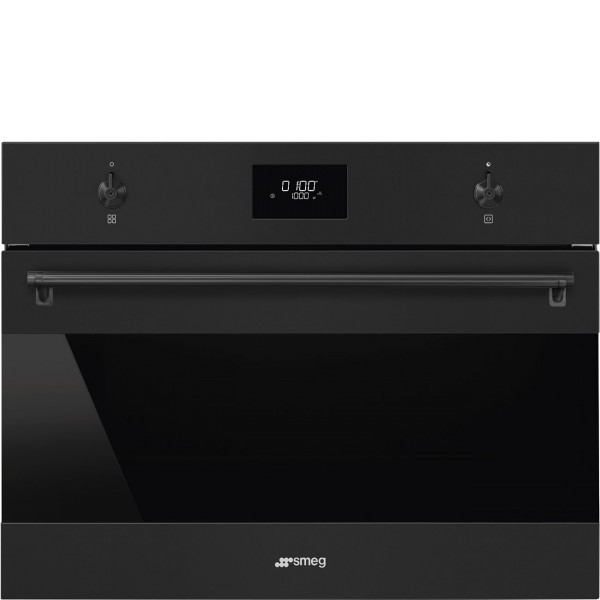 Smeg SO4301M1N 45cm Compact Classic Built-in Combi Oven and Microwave