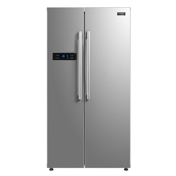 Stoves SXS909 Side By Side Stainless Steel Freestanding Fridge Freezer