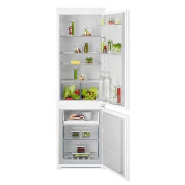 AEG NSC7N18ZES 7000 178cm Tall 257L Frost Free Built In Fridge Freezer