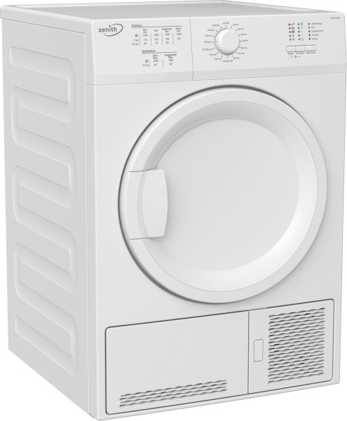 Zenith ZDCT700W 7kg Condenser White Tumble Dryer