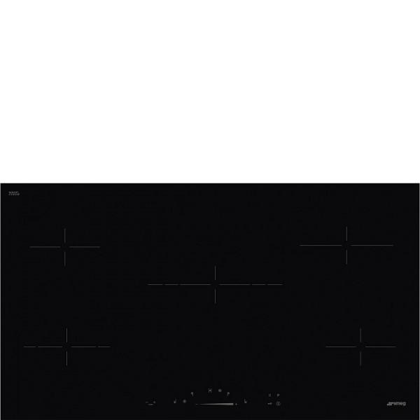 Smeg SE495ETD 90cm Wide Black Ceramic Hob