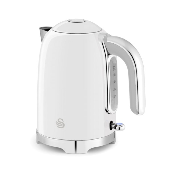 Swan SK19026WHT Solace 1.7L Stainless Steel White Jug Kettle