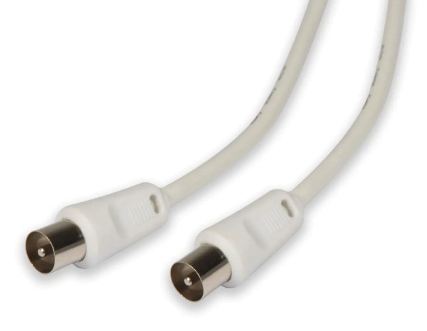 AV Link 112002 1m Coaxial Plug to Plug Lead