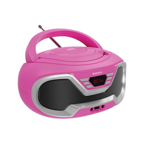 Oakcastle 1000000820 Pink Bluetooth CD Player
