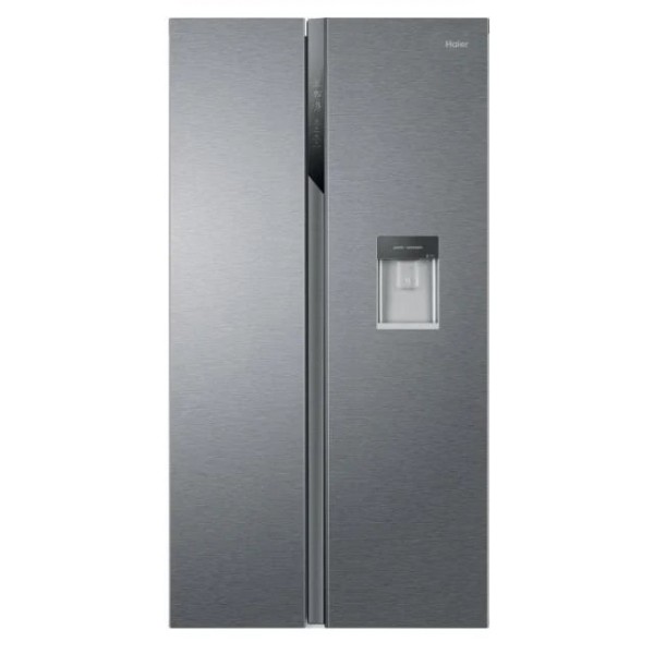 Haier HSR3918EWPGUK Series 3 91cm Wide 521L American Style Fridge Freezer