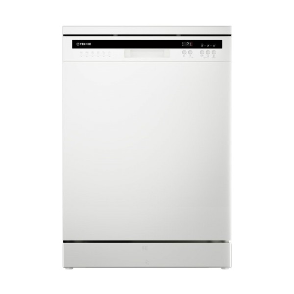 Teknix TX3FD618W 60cm Wide Full Size Freestanding Dishwasher
