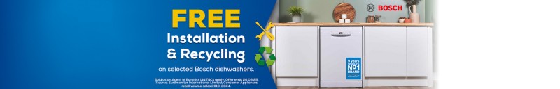 Bosch Dishwasher Free Installation & Recycling