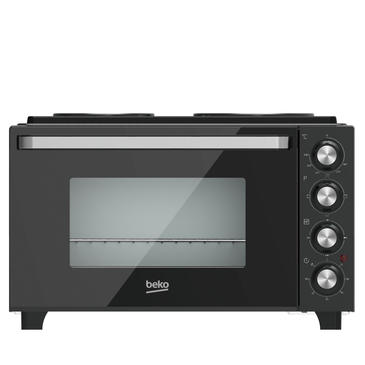Beko MSH30B Table Top Mini Oven with Twin Hotplates