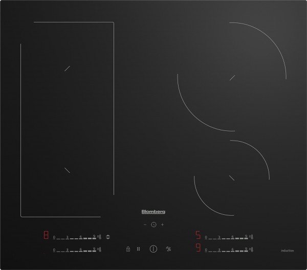 Blomberg MIN74387NP 60cm Width Black Induction Hob
