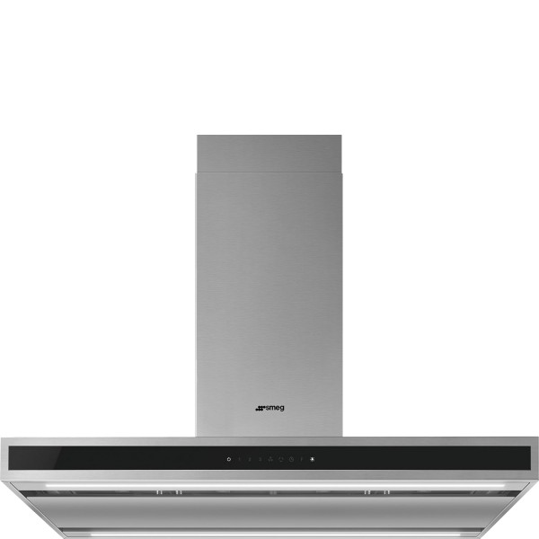 Smeg KLTI9L4X 90cm Alta Island Auto-Vent Decorative Island Hood