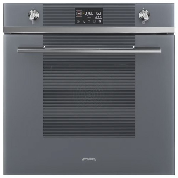 Smeg SO6102M2S 60cm Wide Linea Silver Speedwave XL Combi Microwave