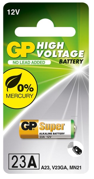 GP A23 12V High Volt Alkaline Battery