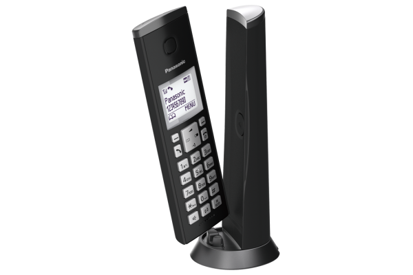 Panasonic KX-TGK220EM Single Digital Cordless Graphite Phone with Answering System