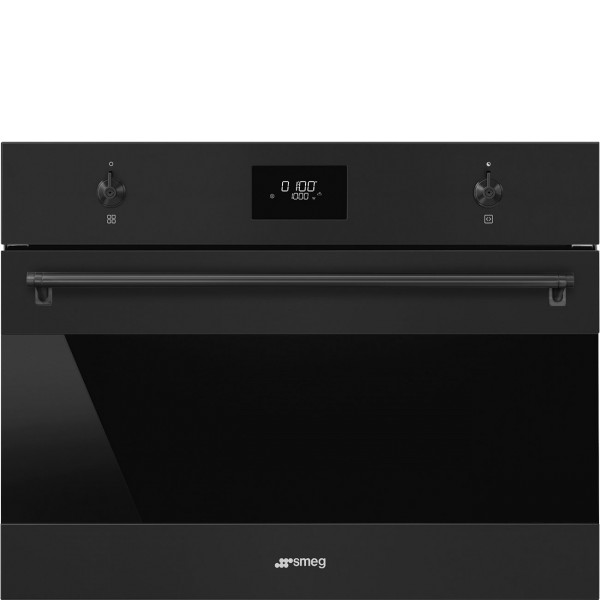 Smeg SO4301M0N Compact 45cm Classic Galileo Built-In Microwave and Oven