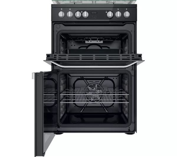 Hotpoint HDM67G9C2CB 60cm Wide Dual Fuel Cooker