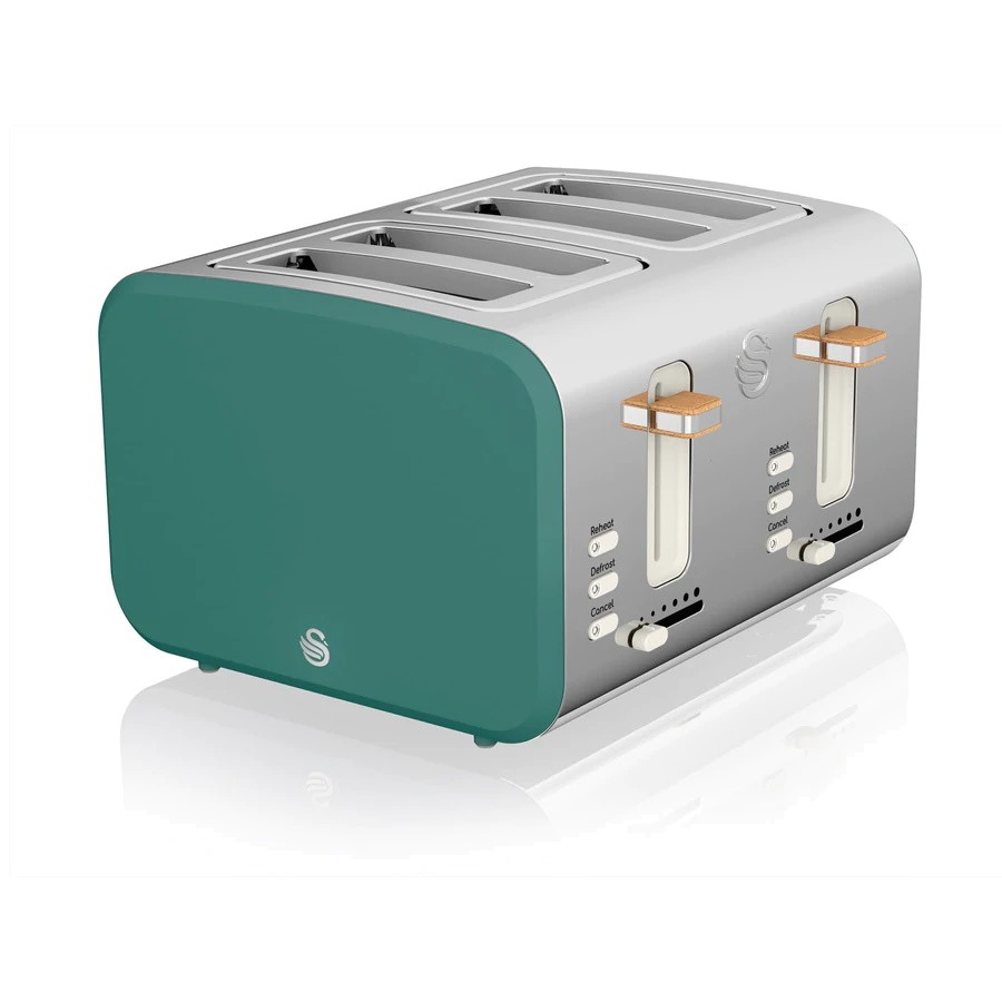 Swan ST14620GREN 4 Slice Nordic Style Toaster
