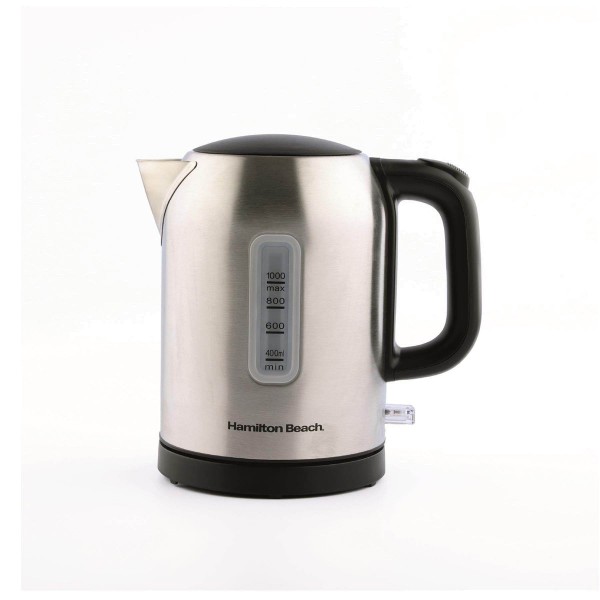Hamilton Beach HB2403B1 Compact 1L Stainless Steel Jug Kettle