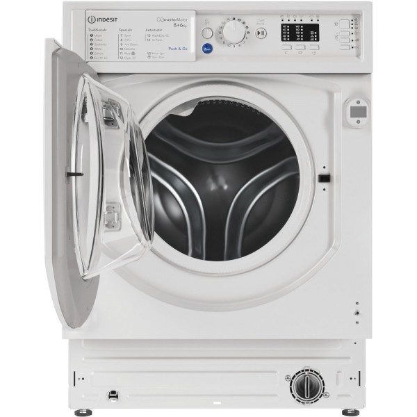 Indesit BIWDIL861485UK 8/6kg Integrated Spin Built-In Washer Dryer